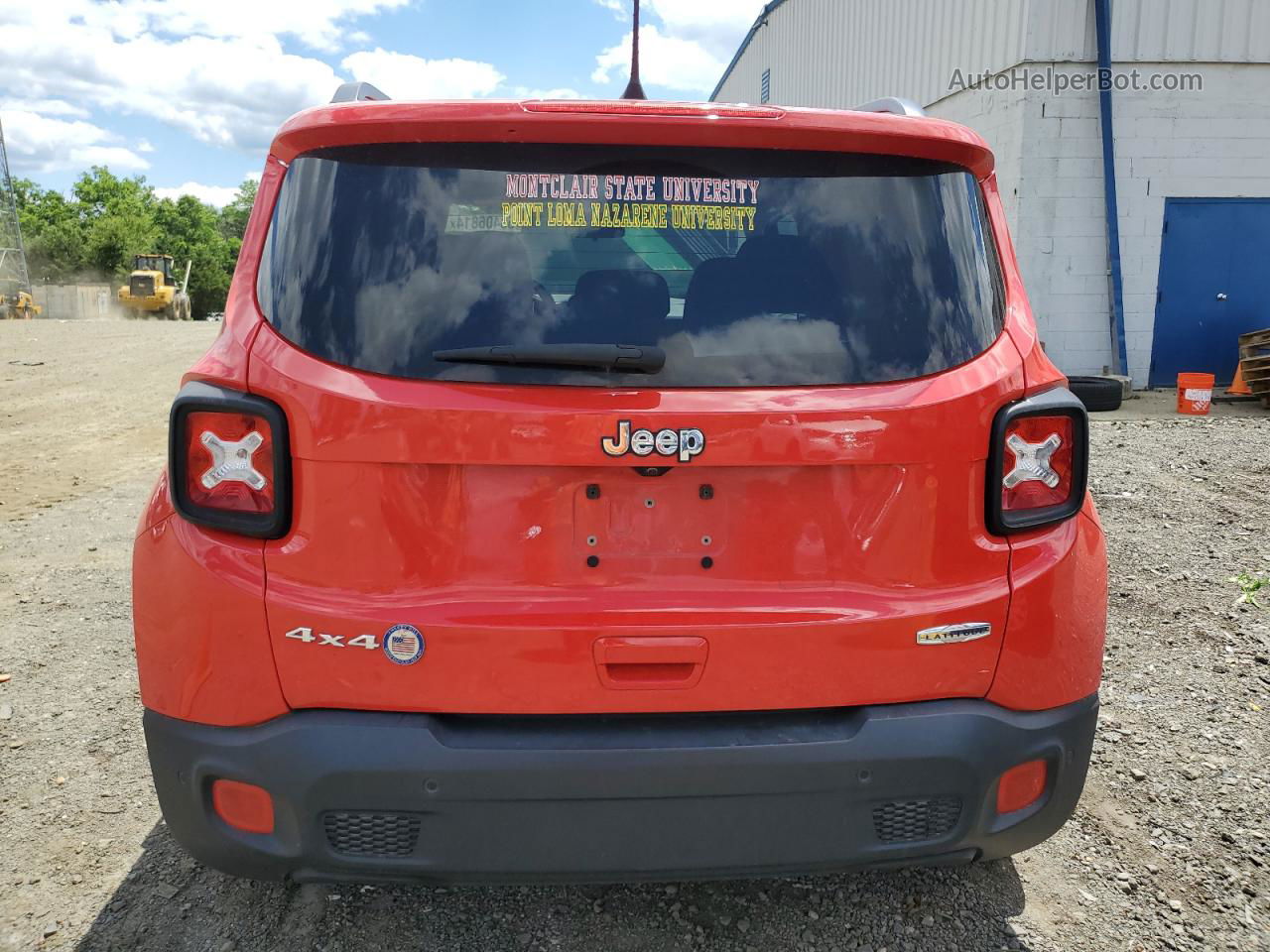 2018 Jeep Renegade Latitude Красный vin: ZACCJBBB1JPJ39289