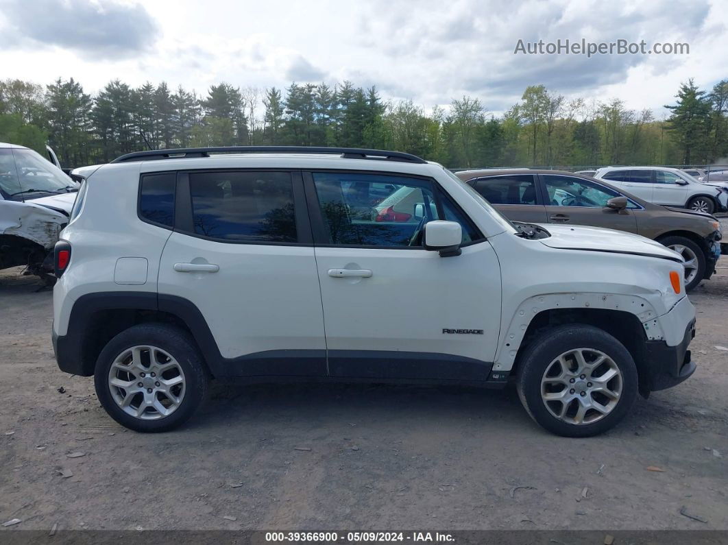 2017 Jeep Renegade Latitude 4x4 White vin: ZACCJBBB2HPE81072