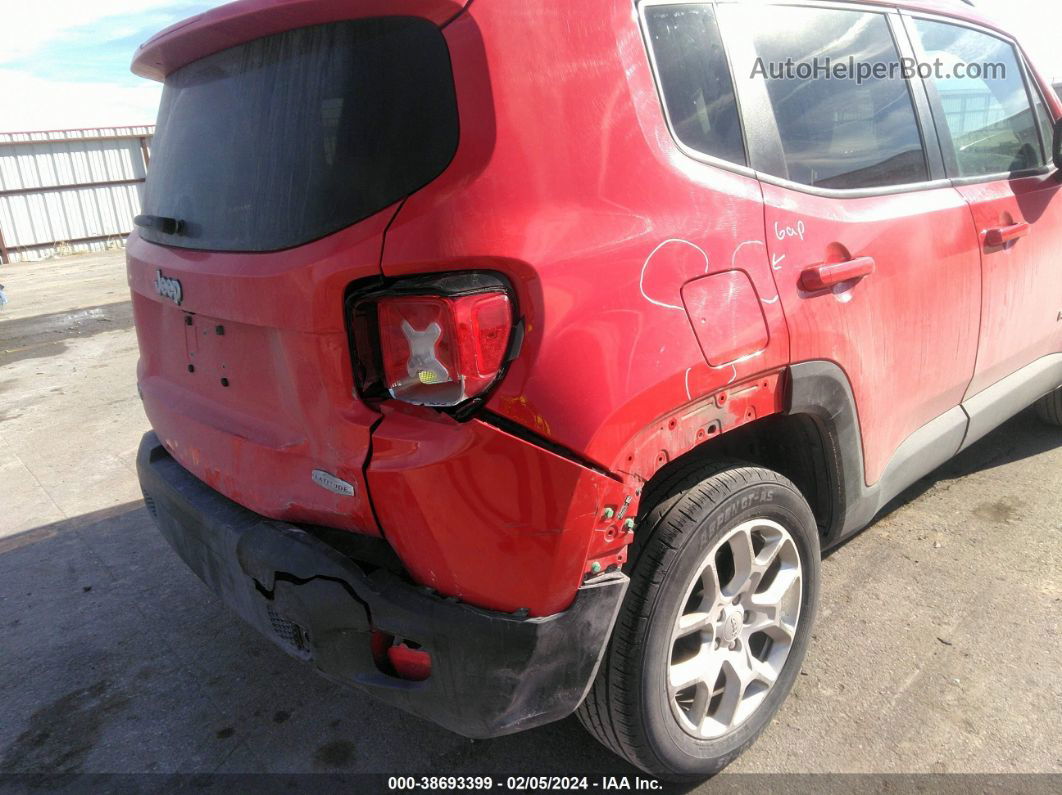 2017 Jeep Renegade Latitude 4x4 Red vin: ZACCJBBB2HPF28228