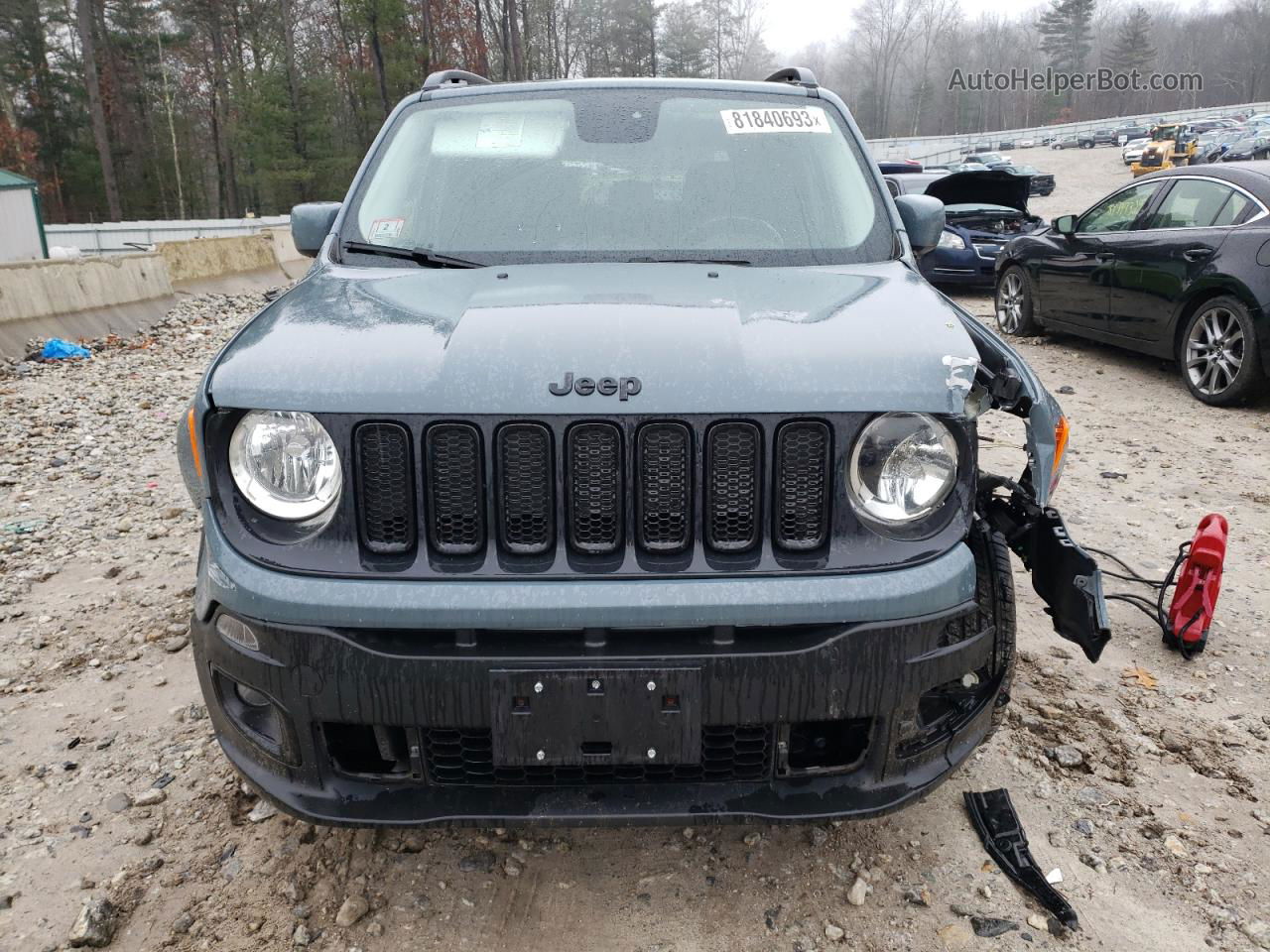 2017 Jeep Renegade Latitude Gray vin: ZACCJBBB2HPF60211