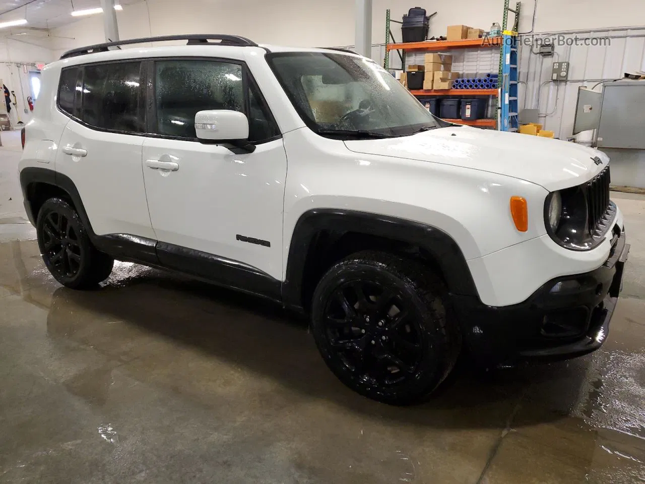 2017 Jeep Renegade Latitude White vin: ZACCJBBB2HPF72827