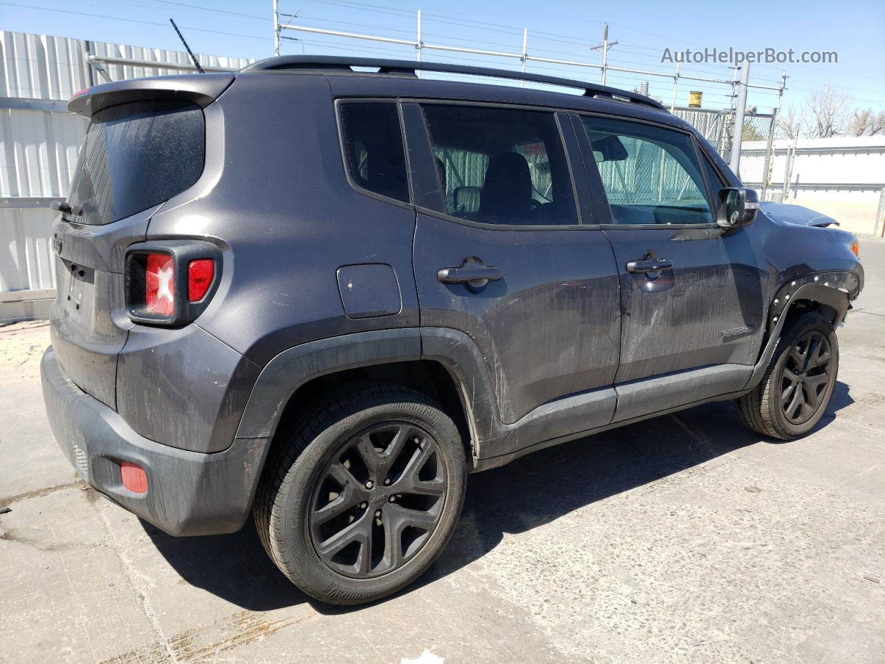 2017 Jeep Renegade Latitude Charcoal vin: ZACCJBBB2HPF83844