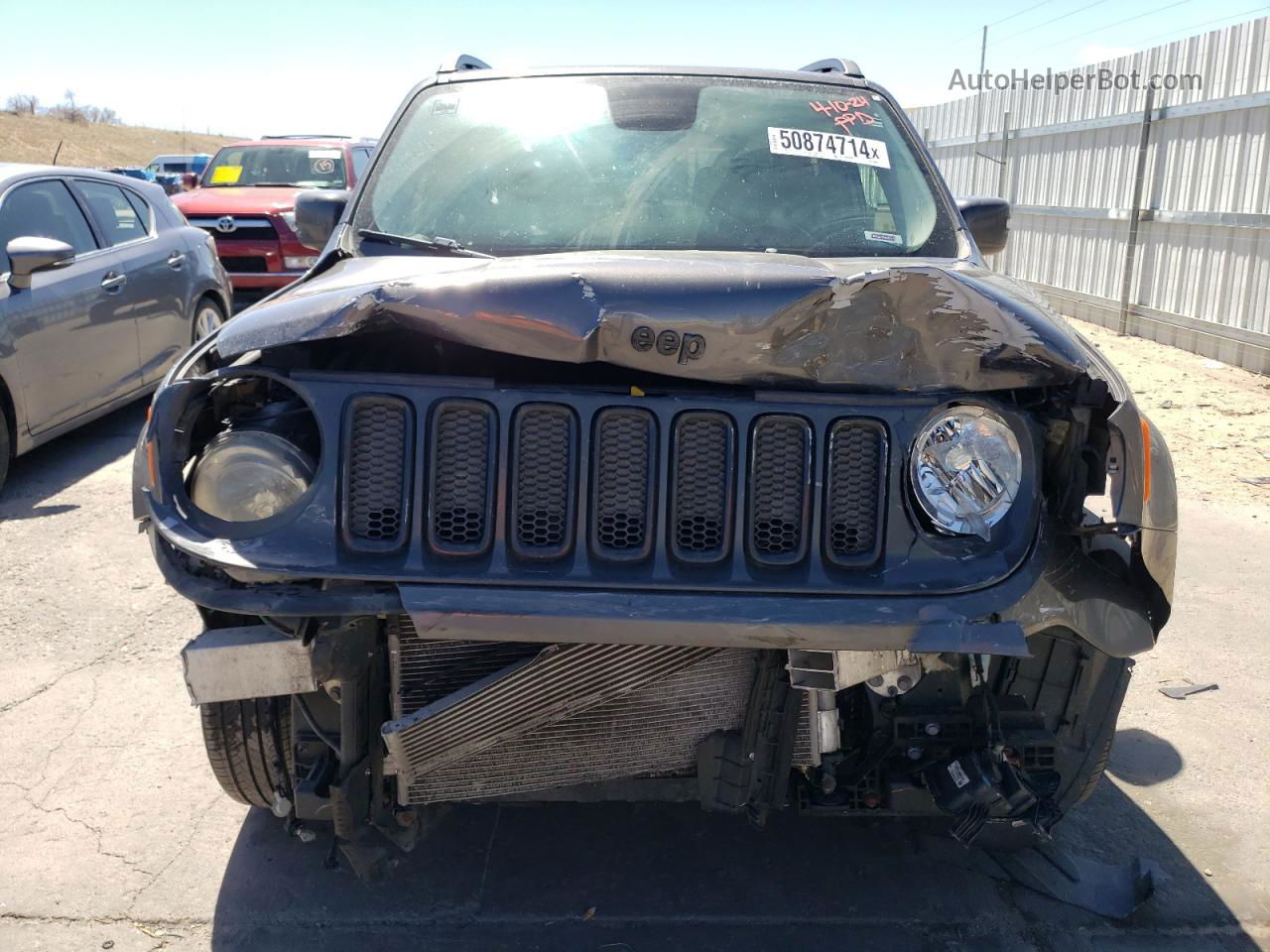 2017 Jeep Renegade Latitude Charcoal vin: ZACCJBBB2HPF83844