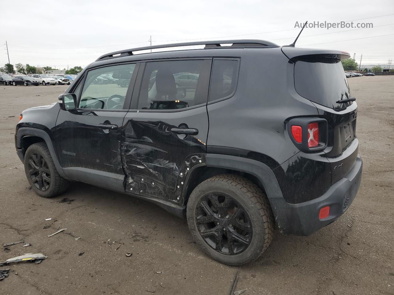 2017 Jeep Renegade Latitude Black vin: ZACCJBBB2HPG00495