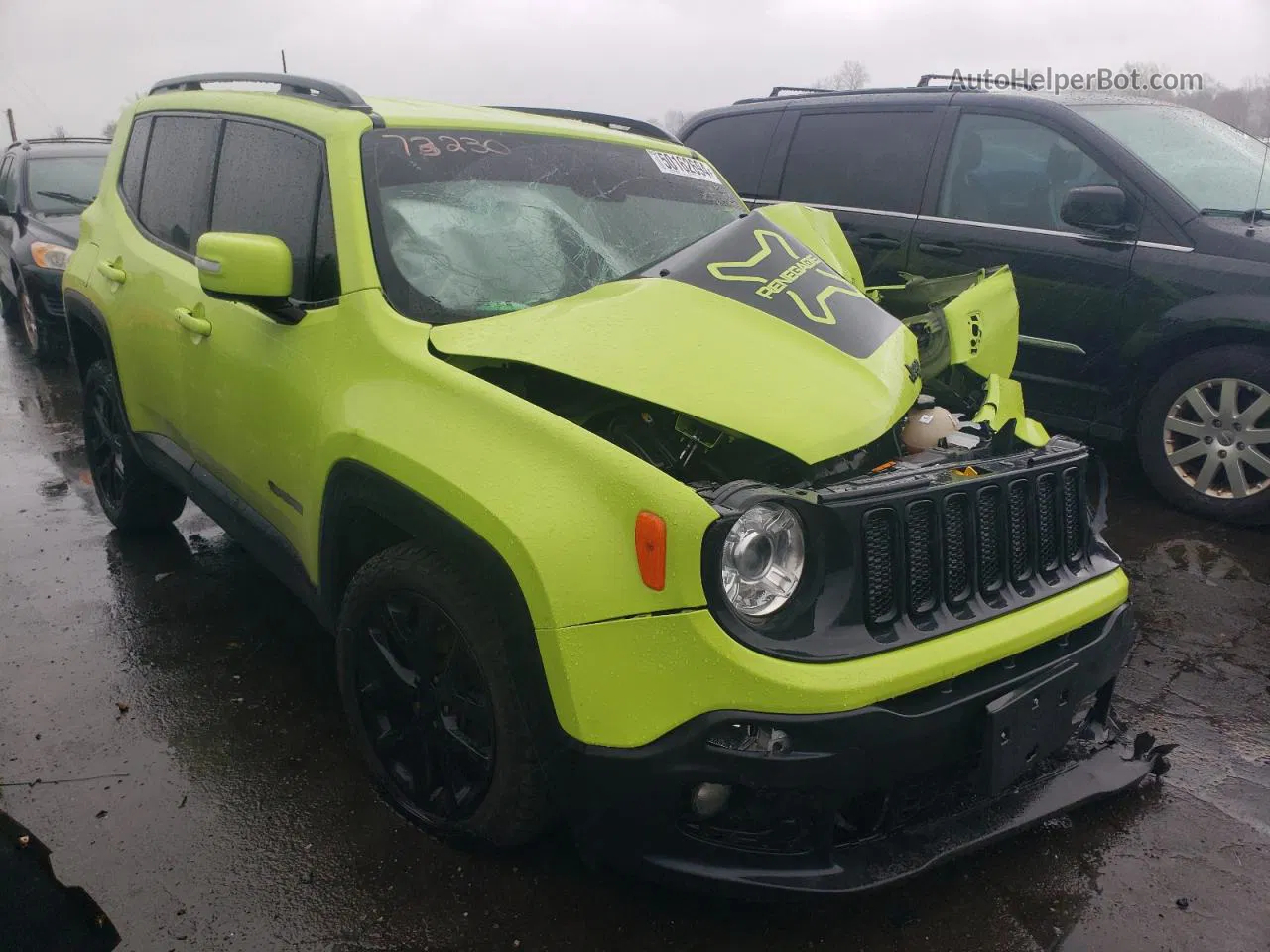 2018 Jeep Renegade Latitude Зеленый vin: ZACCJBBB2JPG92097