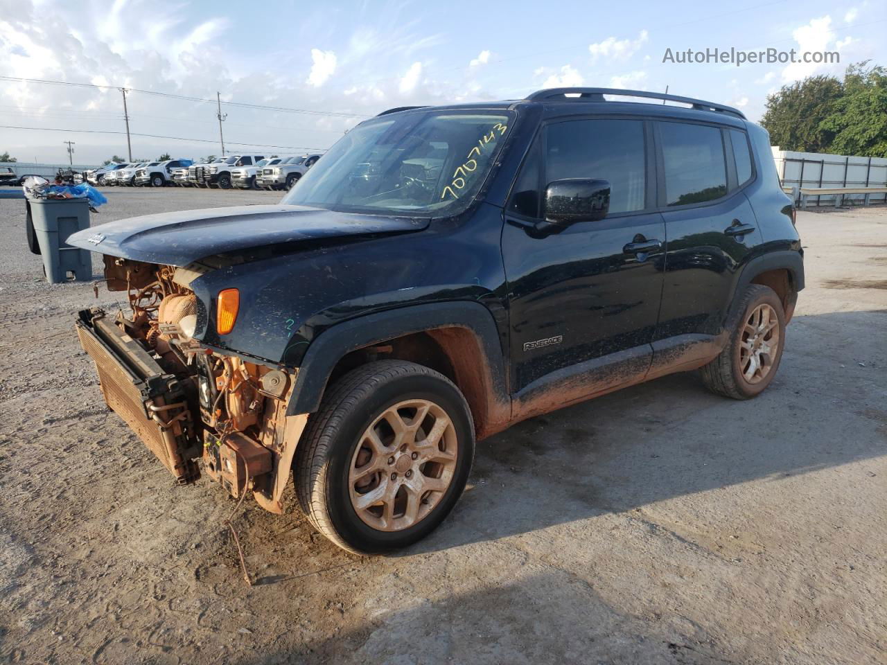 2018 Jeep Renegade Latitude Black vin: ZACCJBBB2JPH41573