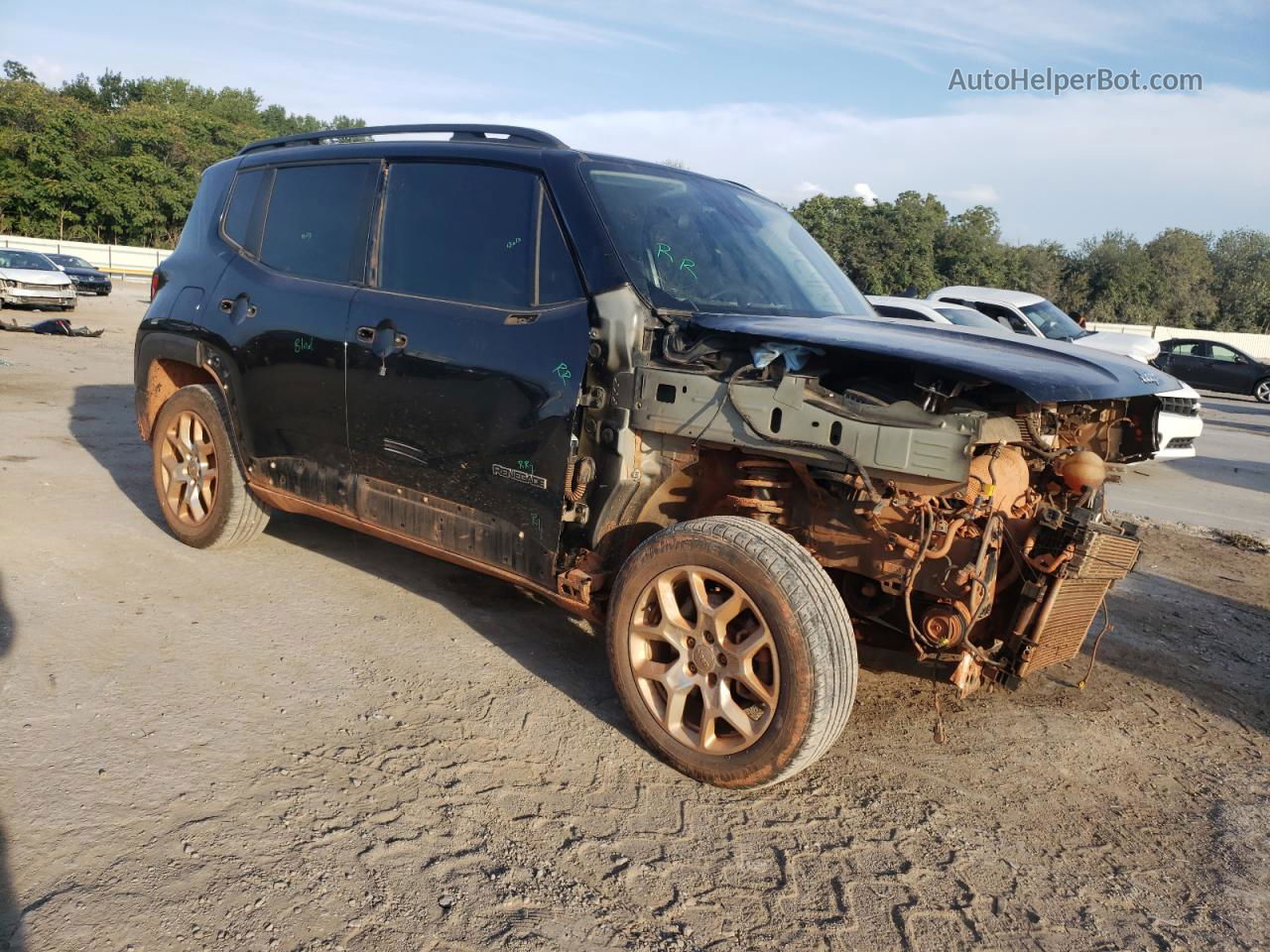 2018 Jeep Renegade Latitude Black vin: ZACCJBBB2JPH41573