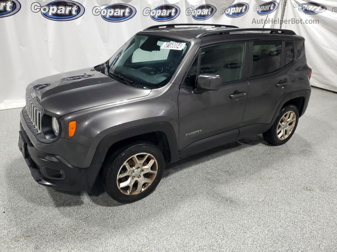 2018 Jeep Renegade Latitude Charcoal vin: ZACCJBBB2JPH66201