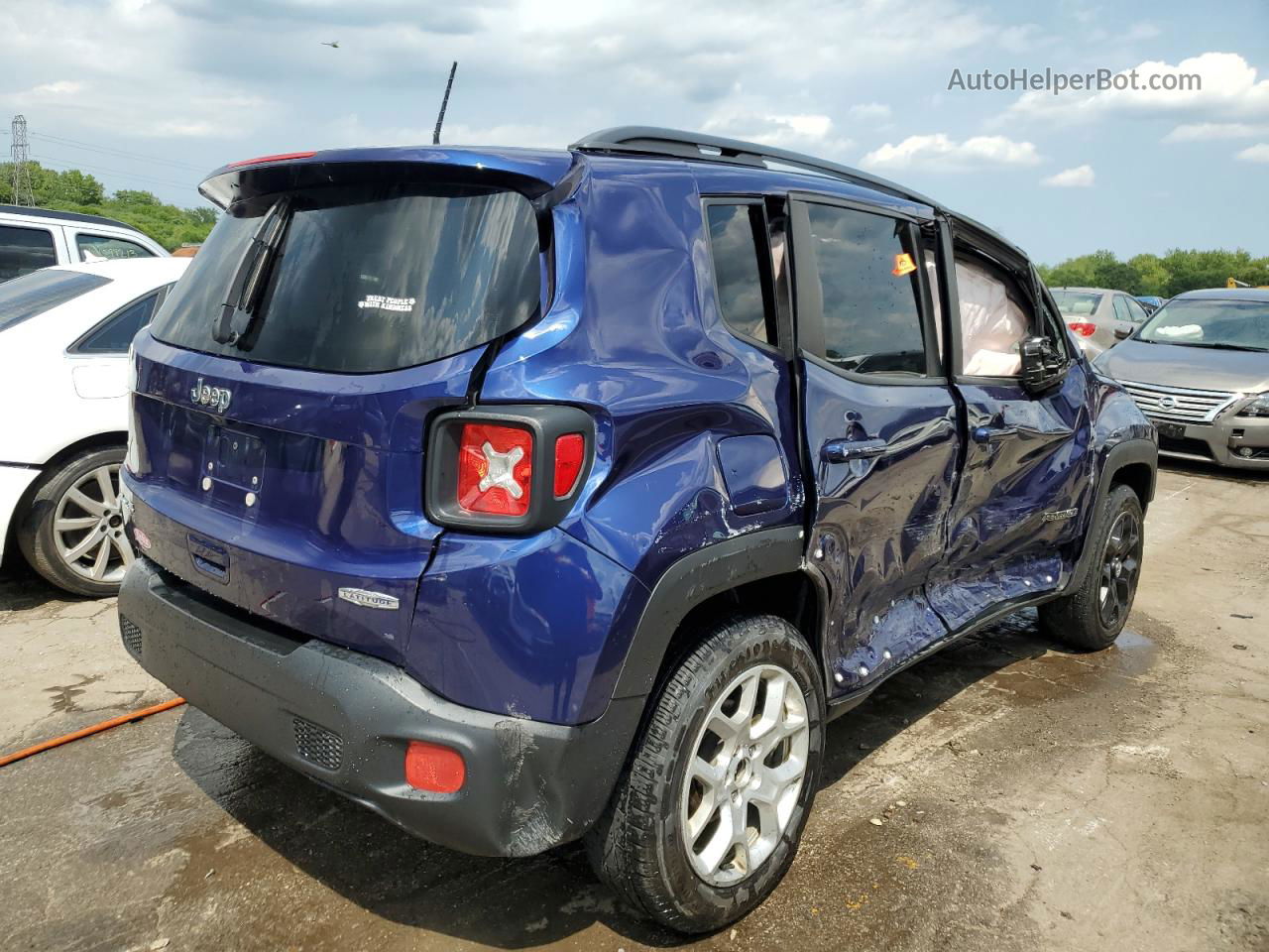 2018 Jeep Renegade Latitude Blue vin: ZACCJBBB2JPH74234