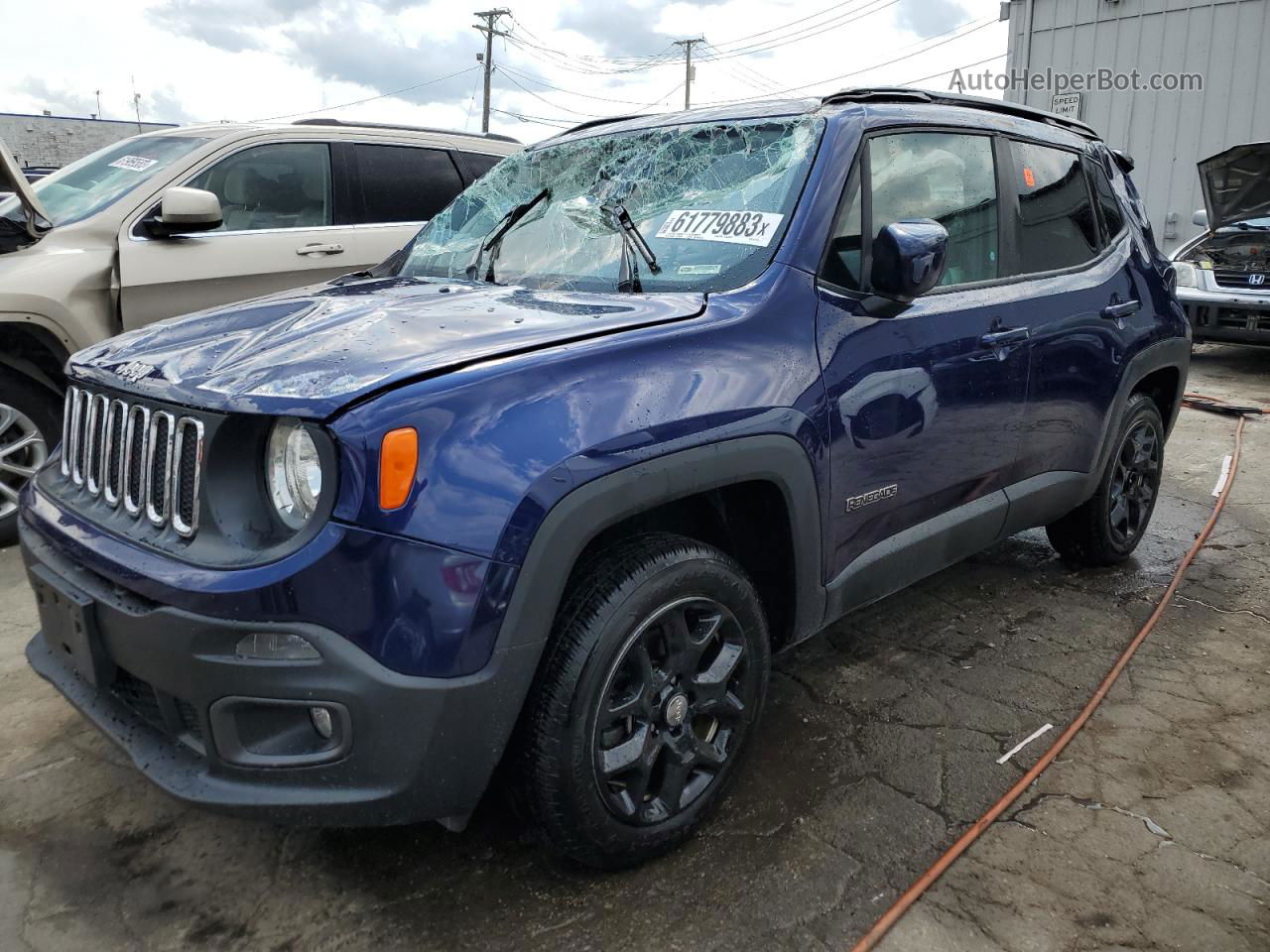 2018 Jeep Renegade Latitude Blue vin: ZACCJBBB2JPH74234