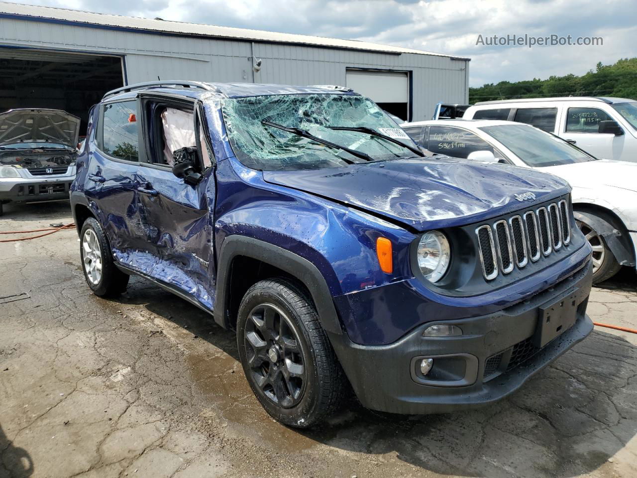 2018 Jeep Renegade Latitude Blue vin: ZACCJBBB2JPH74234