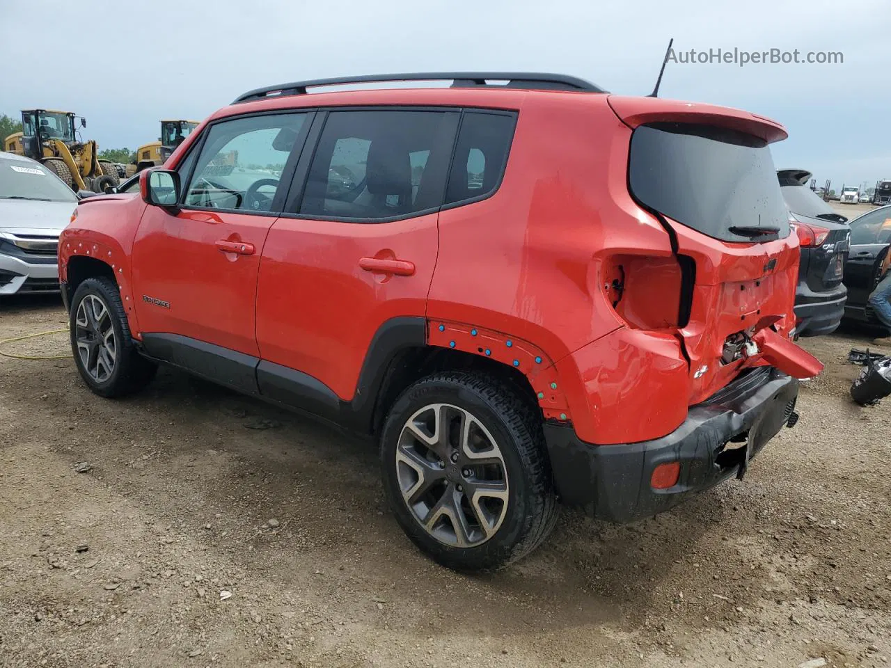 2018 Jeep Renegade Latitude Red vin: ZACCJBBB2JPJ28902