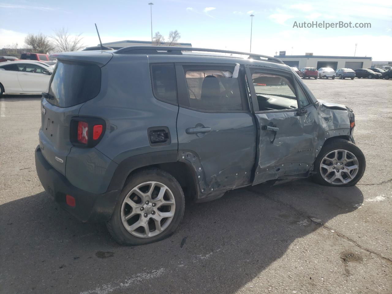 2018 Jeep Renegade Latitude Gray vin: ZACCJBBB2JPJ36272