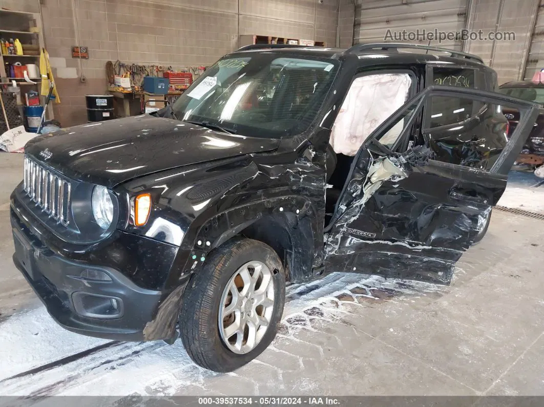 2018 Jeep Renegade Latitude 4x4 Black vin: ZACCJBBB2JPJ36871