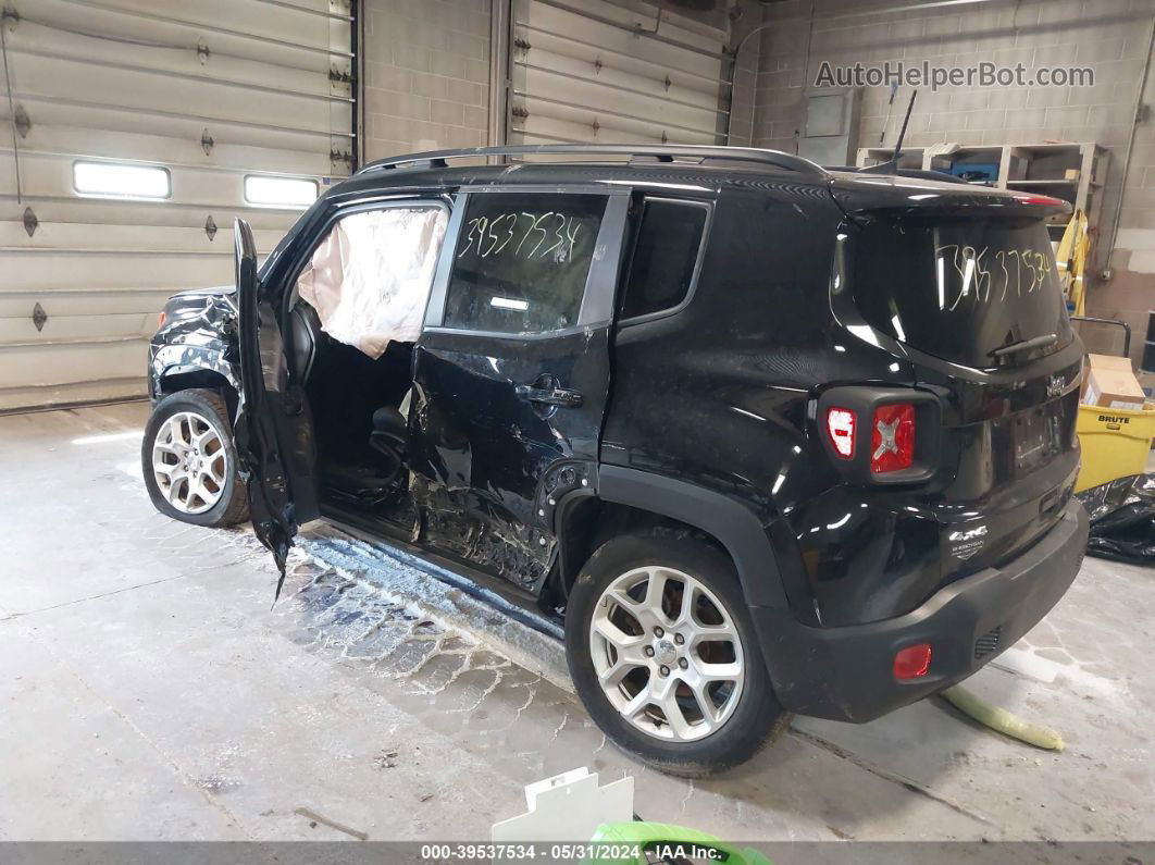 2018 Jeep Renegade Latitude 4x4 Black vin: ZACCJBBB2JPJ36871