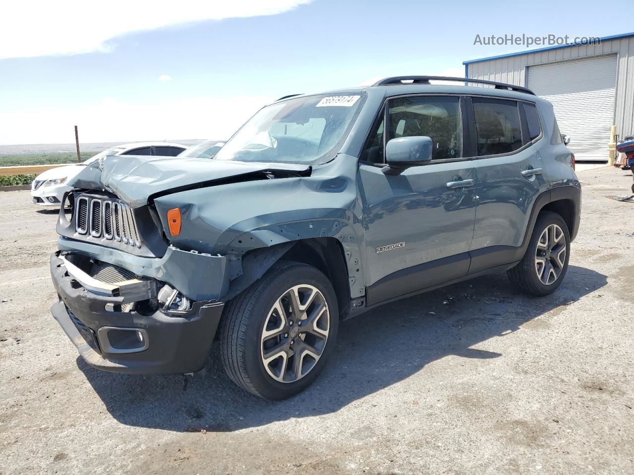 2018 Jeep Renegade Latitude Gray vin: ZACCJBBB2JPJ38975