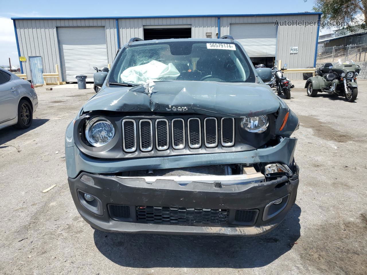 2018 Jeep Renegade Latitude Gray vin: ZACCJBBB2JPJ38975