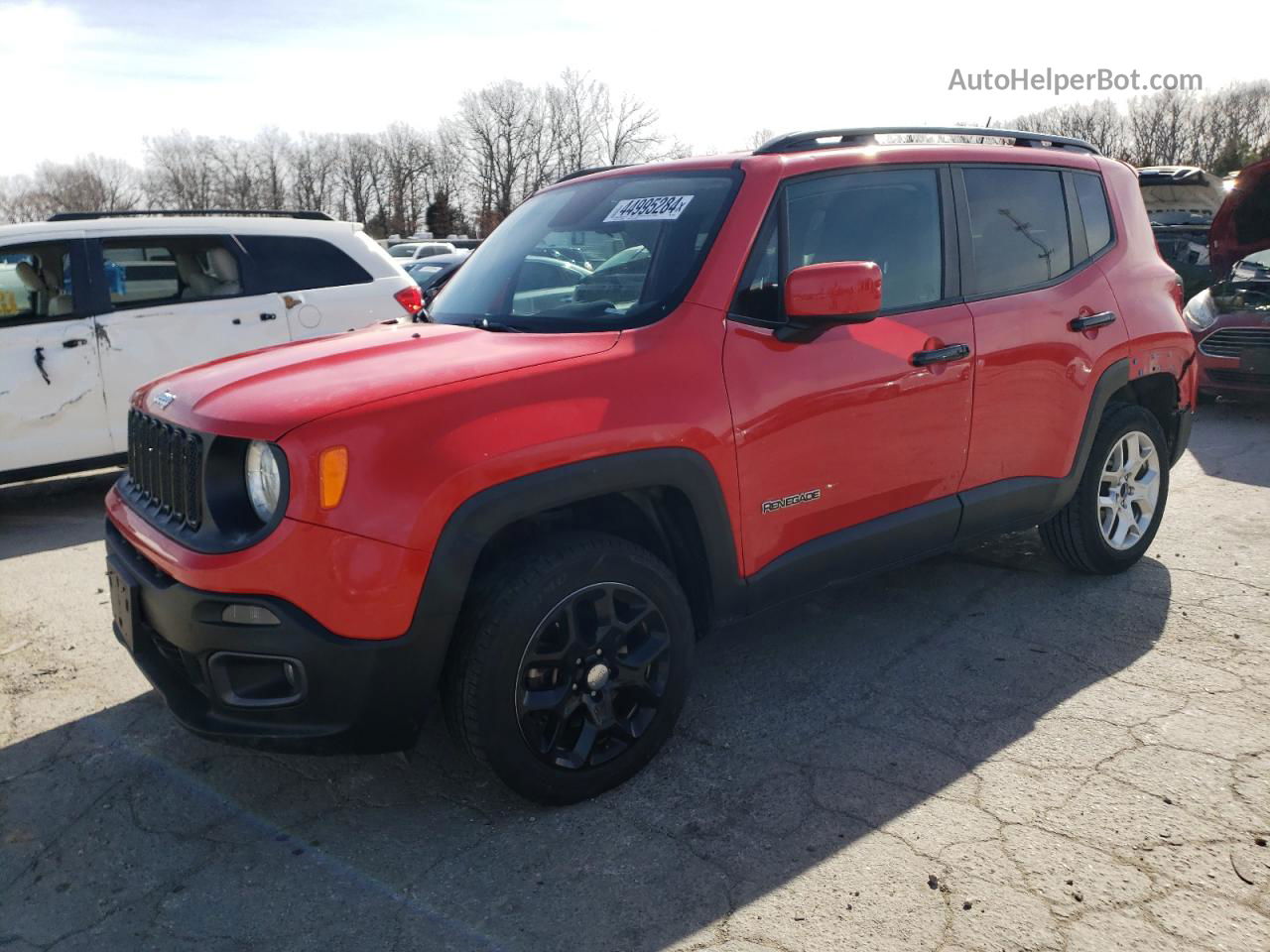 2017 Jeep Renegade Latitude Red vin: ZACCJBBB3HPF39271