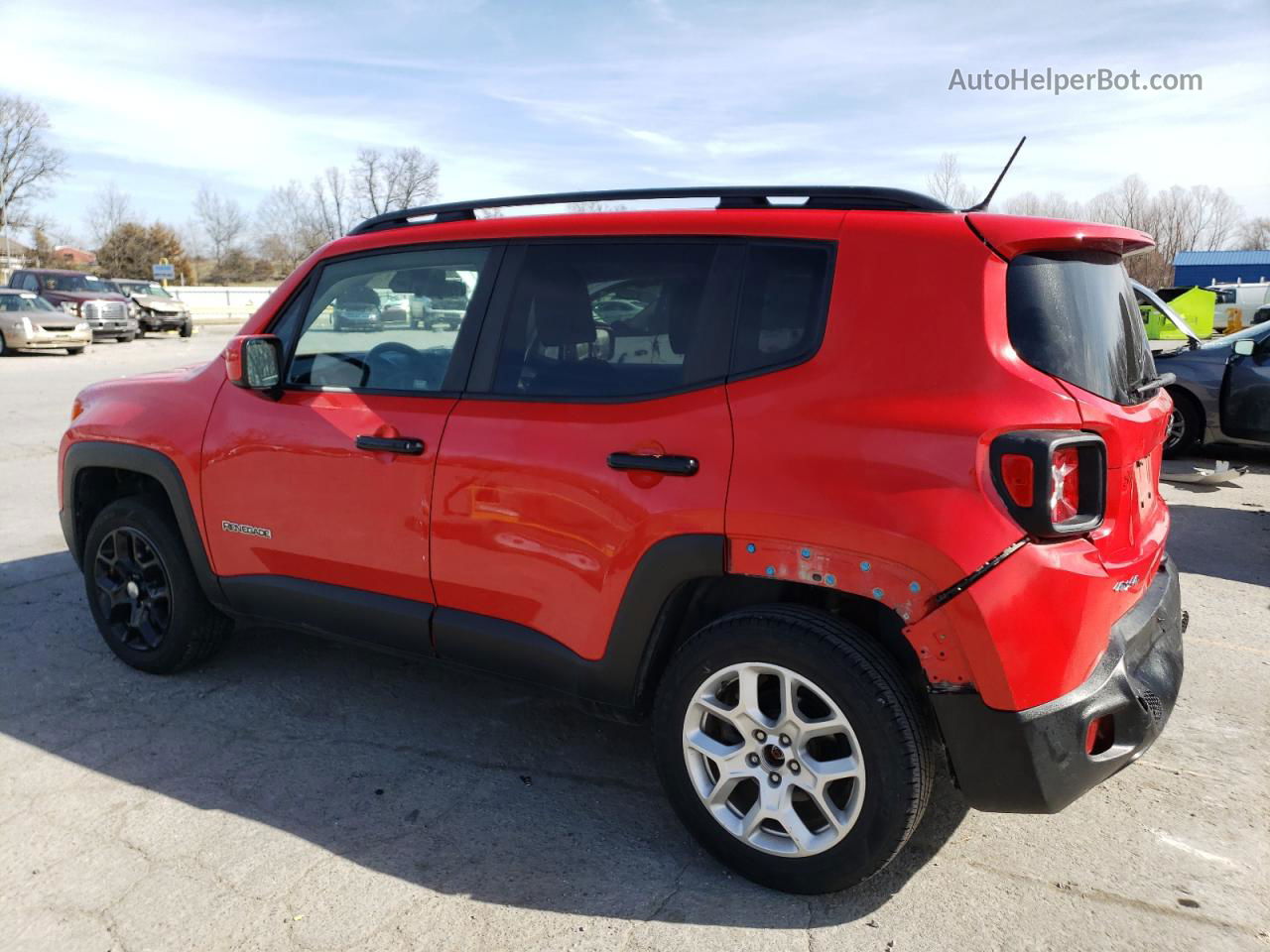 2017 Jeep Renegade Latitude Red vin: ZACCJBBB3HPF39271