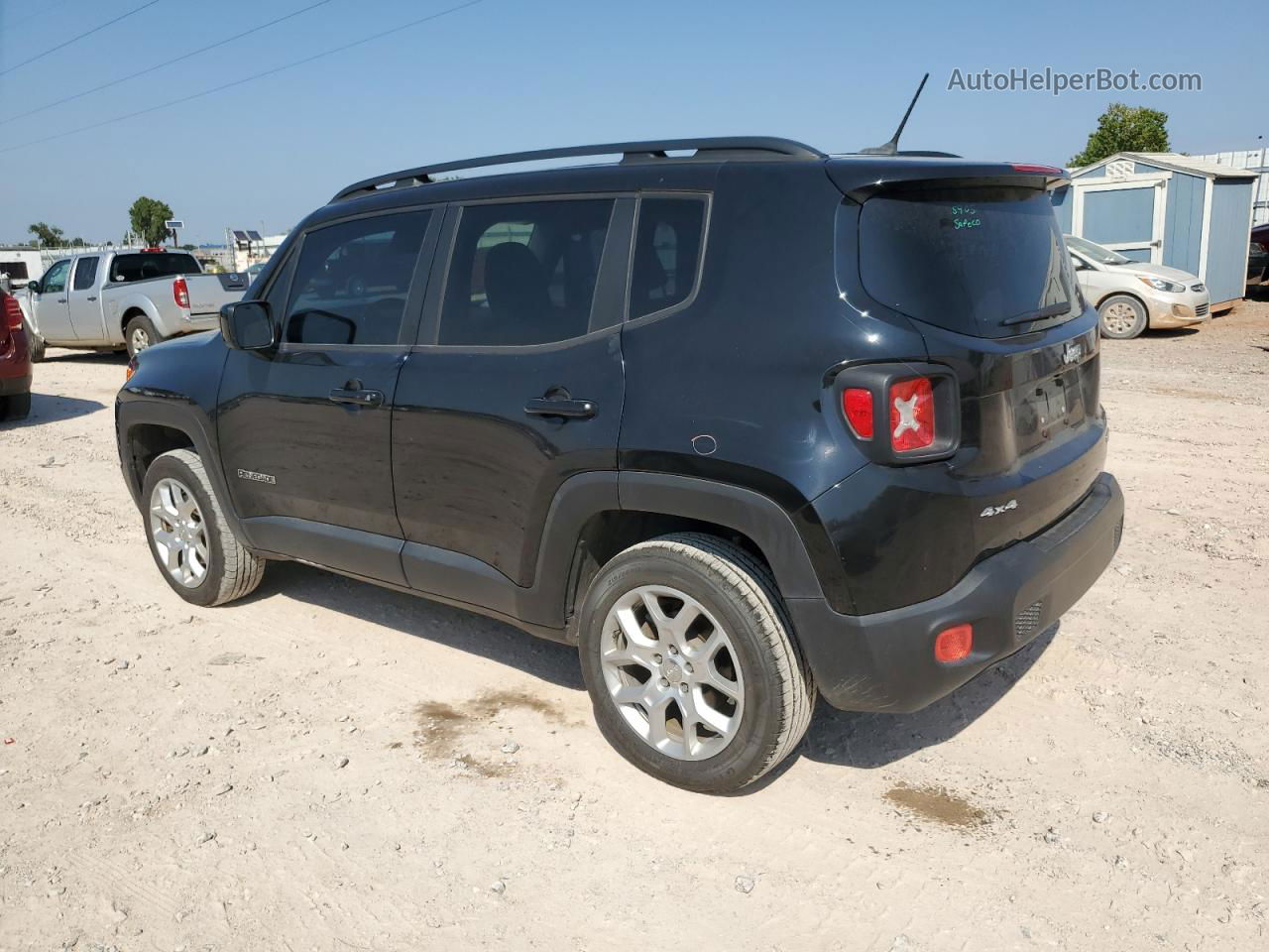 2017 Jeep Renegade Latitude Black vin: ZACCJBBB3HPG10355