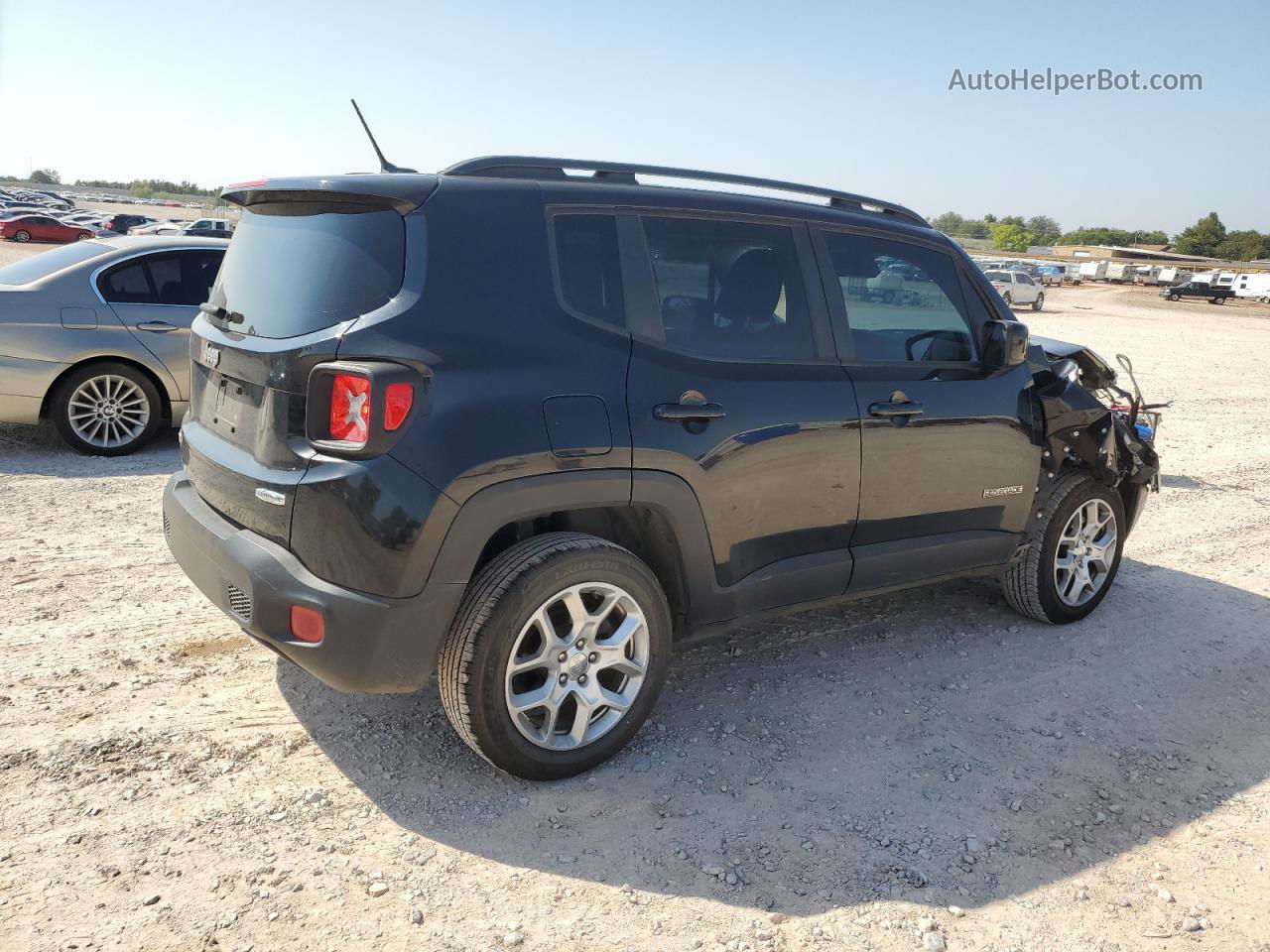 2017 Jeep Renegade Latitude Black vin: ZACCJBBB3HPG10355