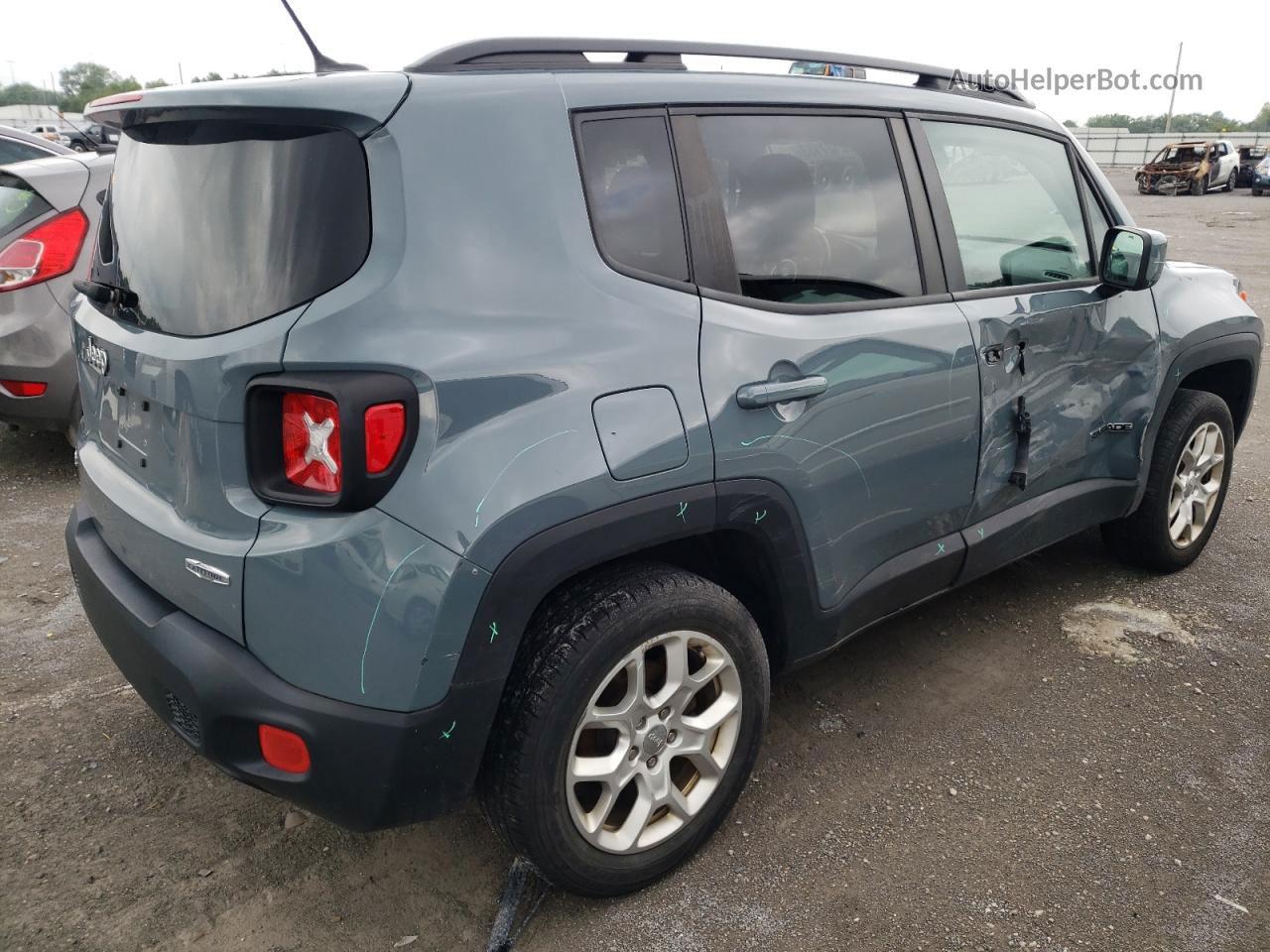 2017 Jeep Renegade Latitude Gray vin: ZACCJBBB3HPG27947