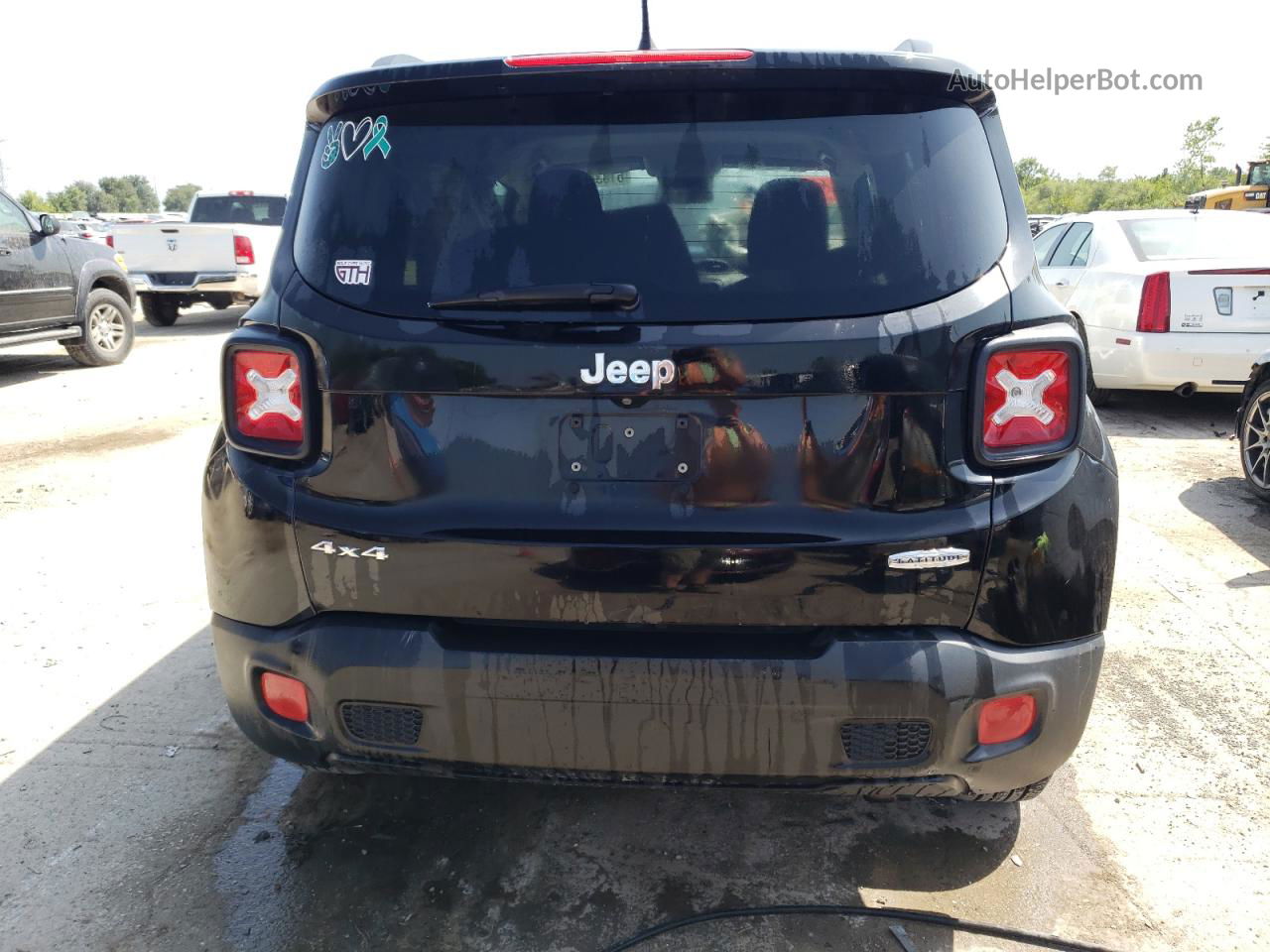 2017 Jeep Renegade Latitude Black vin: ZACCJBBB3HPG32386