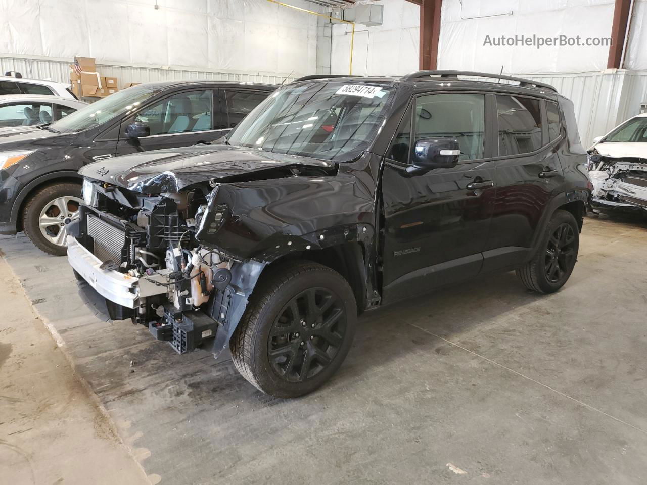 2018 Jeep Renegade Latitude Black vin: ZACCJBBB3JPG72683