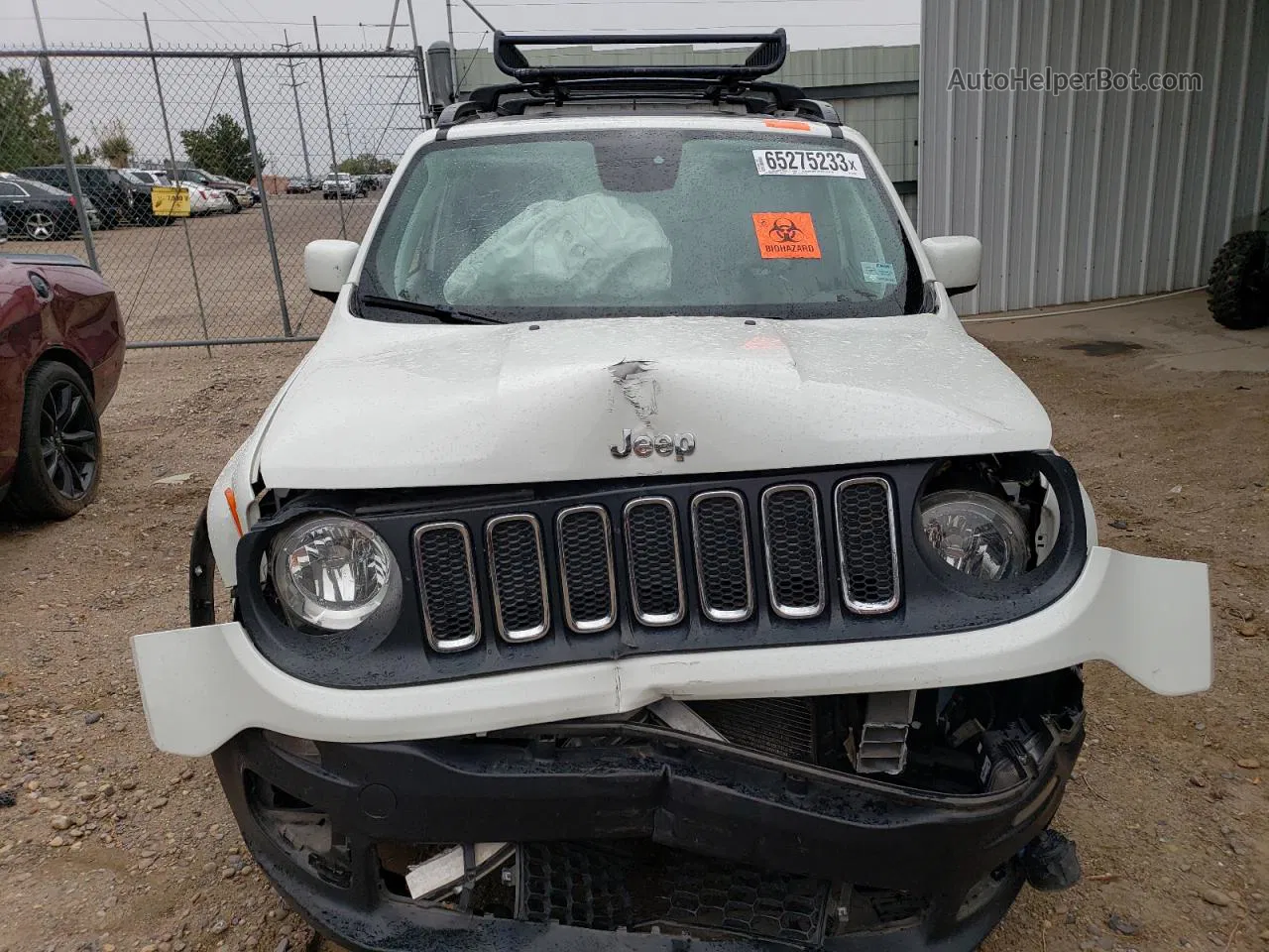 2018 Jeep Renegade Latitude White vin: ZACCJBBB3JPH17122