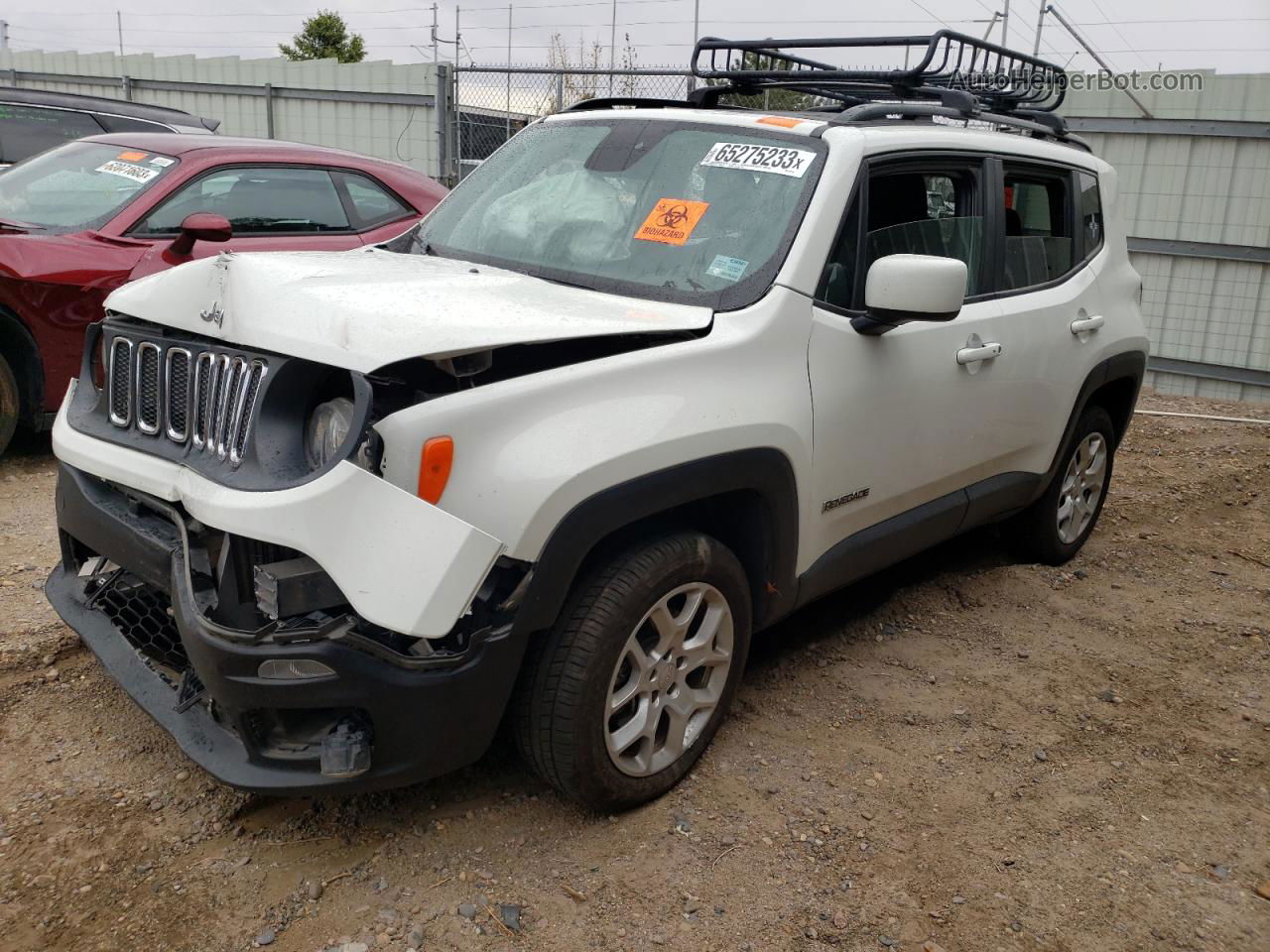 2018 Jeep Renegade Latitude White vin: ZACCJBBB3JPH17122