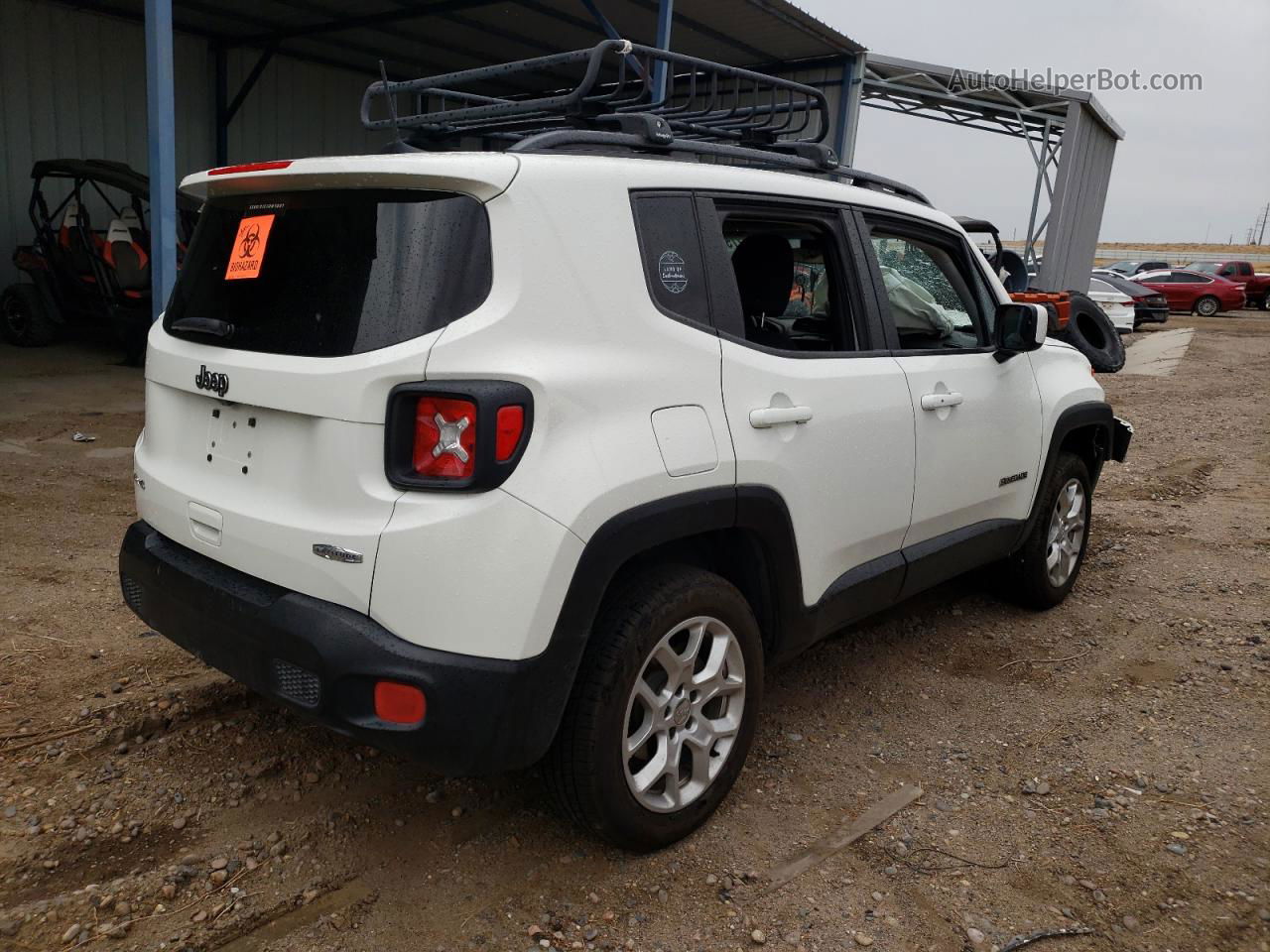 2018 Jeep Renegade Latitude White vin: ZACCJBBB3JPH17122