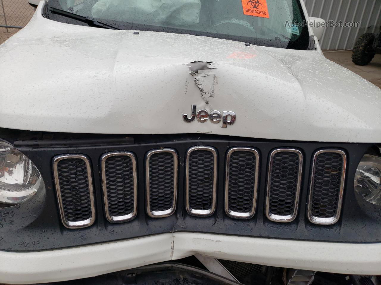 2018 Jeep Renegade Latitude White vin: ZACCJBBB3JPH17122