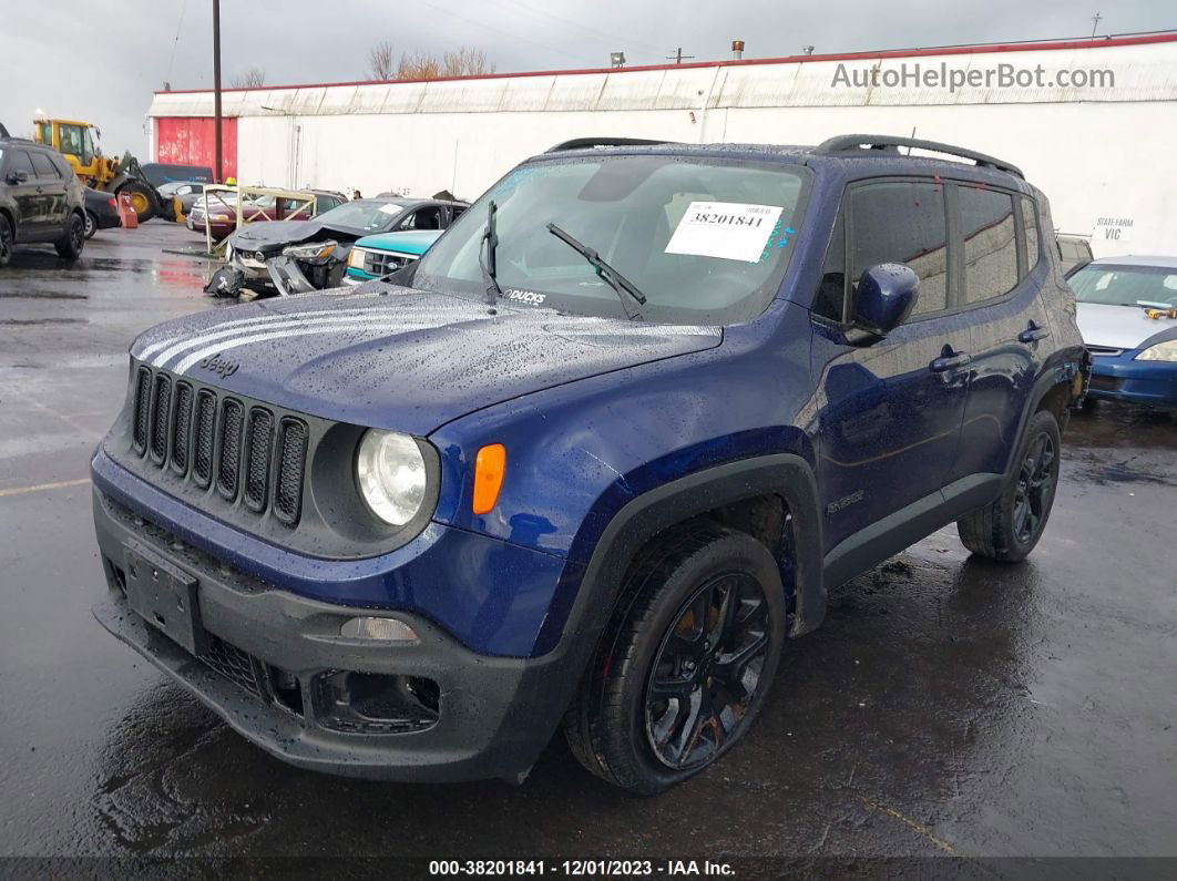 2018 Jeep Renegade Altitude 4x4 Blue vin: ZACCJBBB3JPH51500