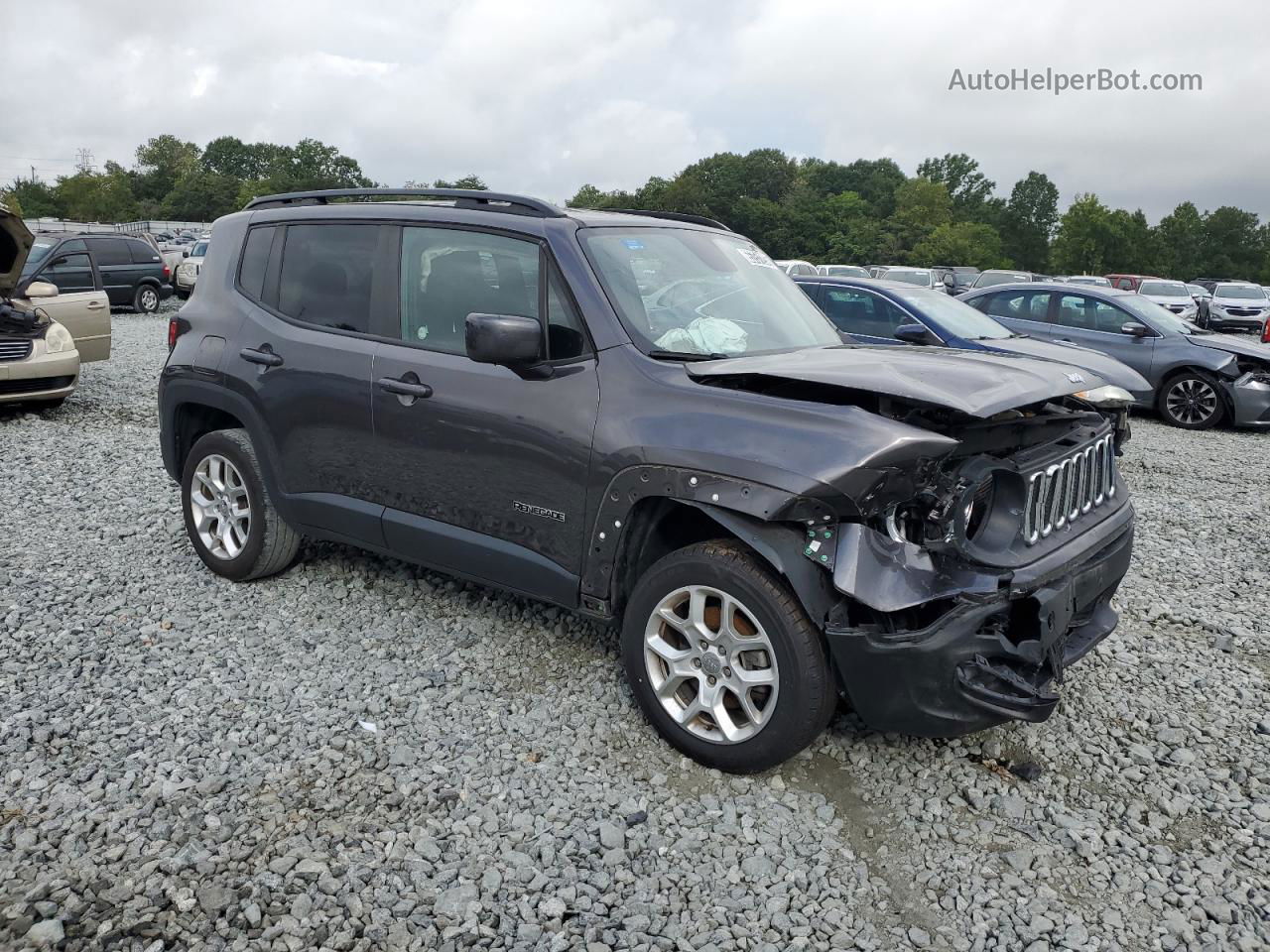 2018 Jeep Renegade Latitude Charcoal vin: ZACCJBBB3JPH84996