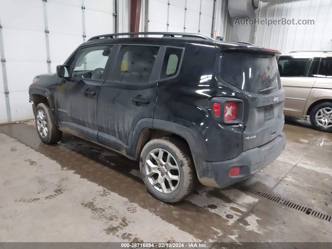 2018 Jeep Renegade Latitude 4x4 Black vin: ZACCJBBB3JPJ35857