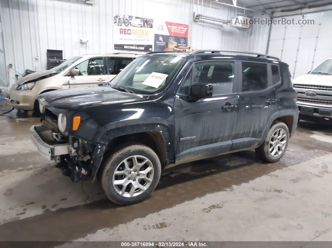 2018 Jeep Renegade Latitude 4x4 Black vin: ZACCJBBB3JPJ35857