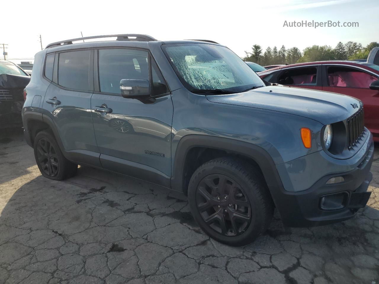 2018 Jeep Renegade Latitude Gray vin: ZACCJBBB3JPJ51265