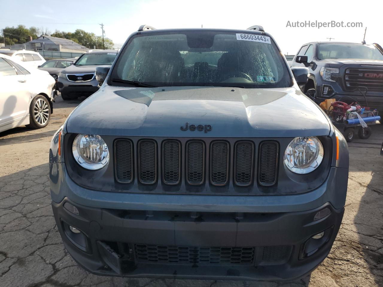 2018 Jeep Renegade Latitude Gray vin: ZACCJBBB3JPJ51265