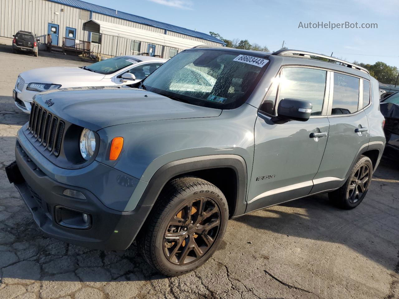 2018 Jeep Renegade Latitude Gray vin: ZACCJBBB3JPJ51265