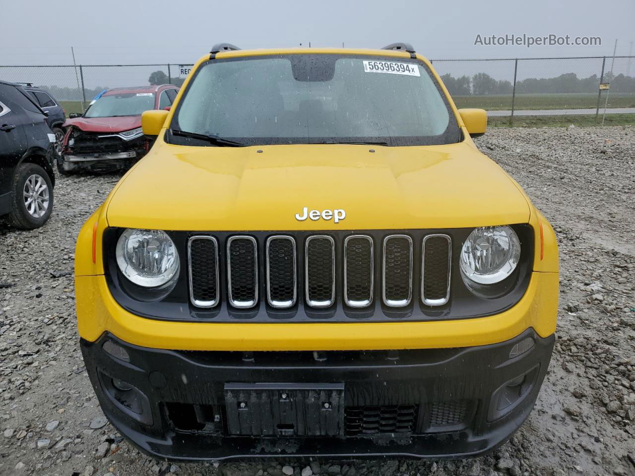 2017 Jeep Renegade Latitude Yellow vin: ZACCJBBB4HPF25301