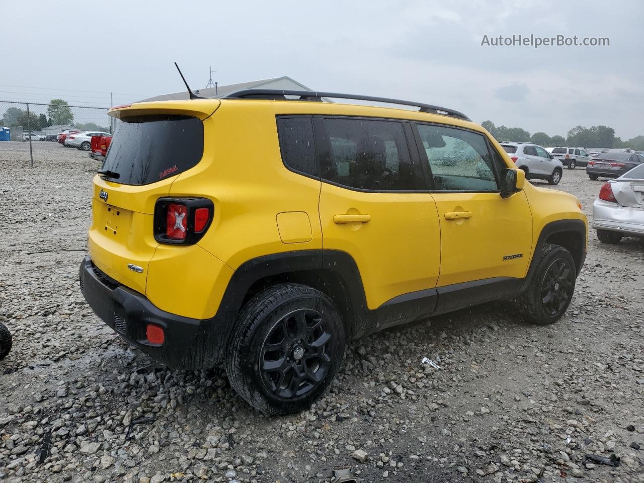 2017 Jeep Renegade Latitude Yellow vin: ZACCJBBB4HPF25301