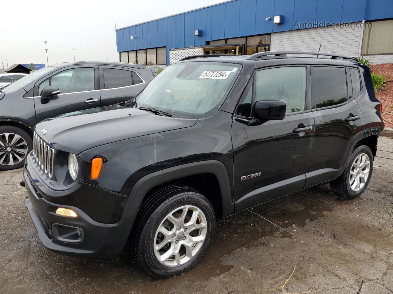 2018 Jeep Renegade Latitude Black vin: ZACCJBBB4JPG76709