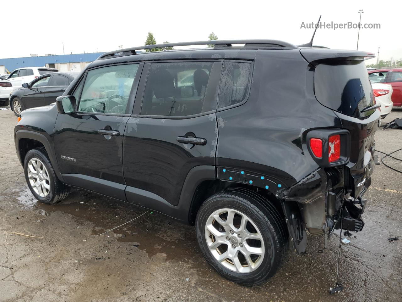 2018 Jeep Renegade Latitude Black vin: ZACCJBBB4JPG76709