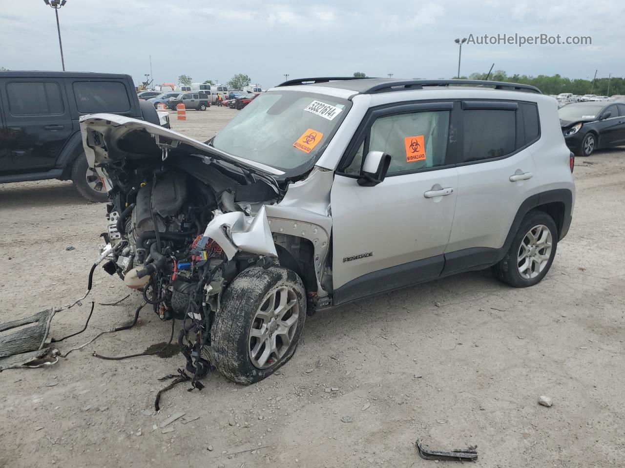 2018 Jeep Renegade Latitude Gray vin: ZACCJBBB4JPH40814