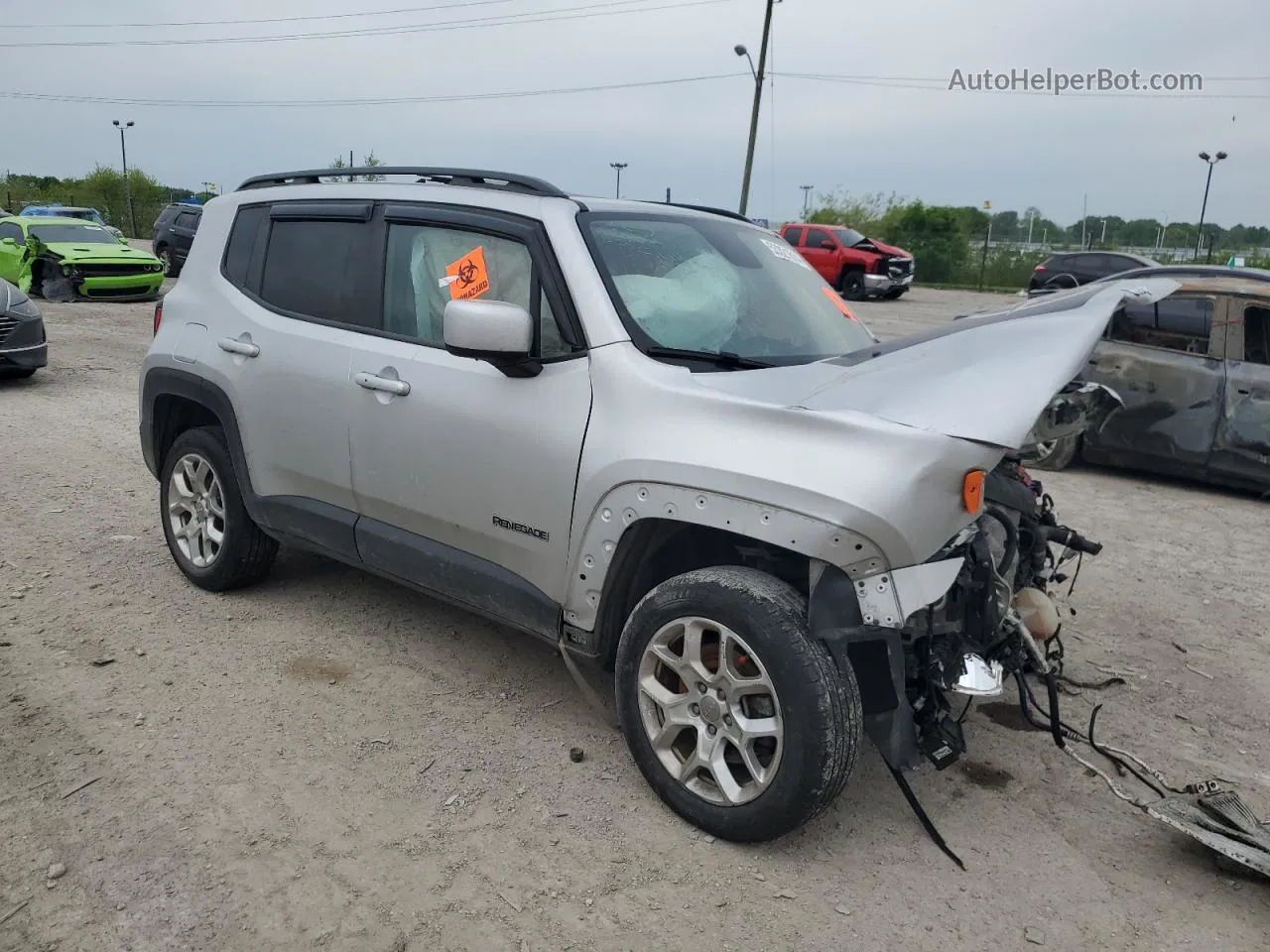 2018 Jeep Renegade Latitude Gray vin: ZACCJBBB4JPH40814