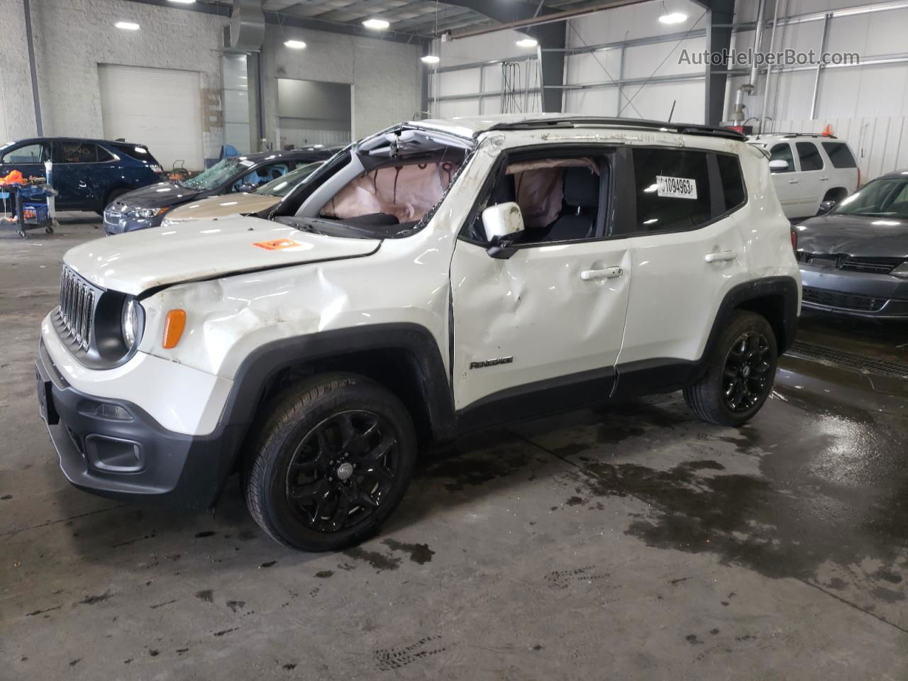 2018 Jeep Renegade Latitude White vin: ZACCJBBB4JPH73117