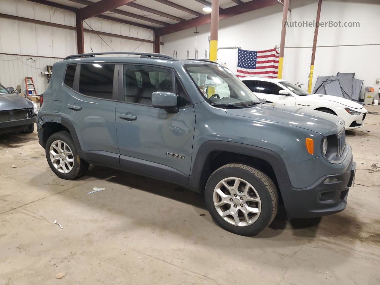 2017 Jeep Renegade Latitude Gray vin: ZACCJBBB5HPE93622