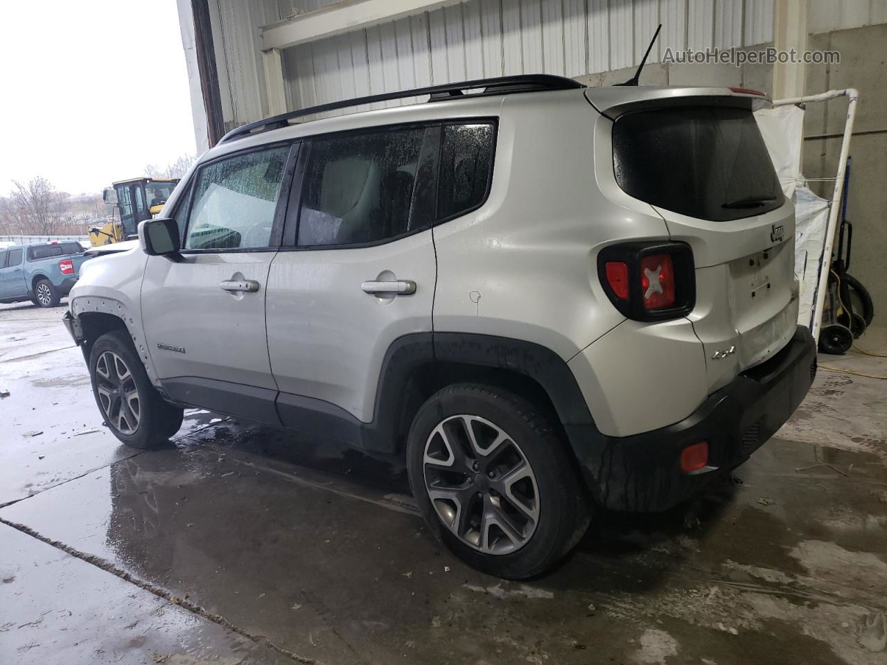 2017 Jeep Renegade Latitude Silver vin: ZACCJBBB5HPF33231