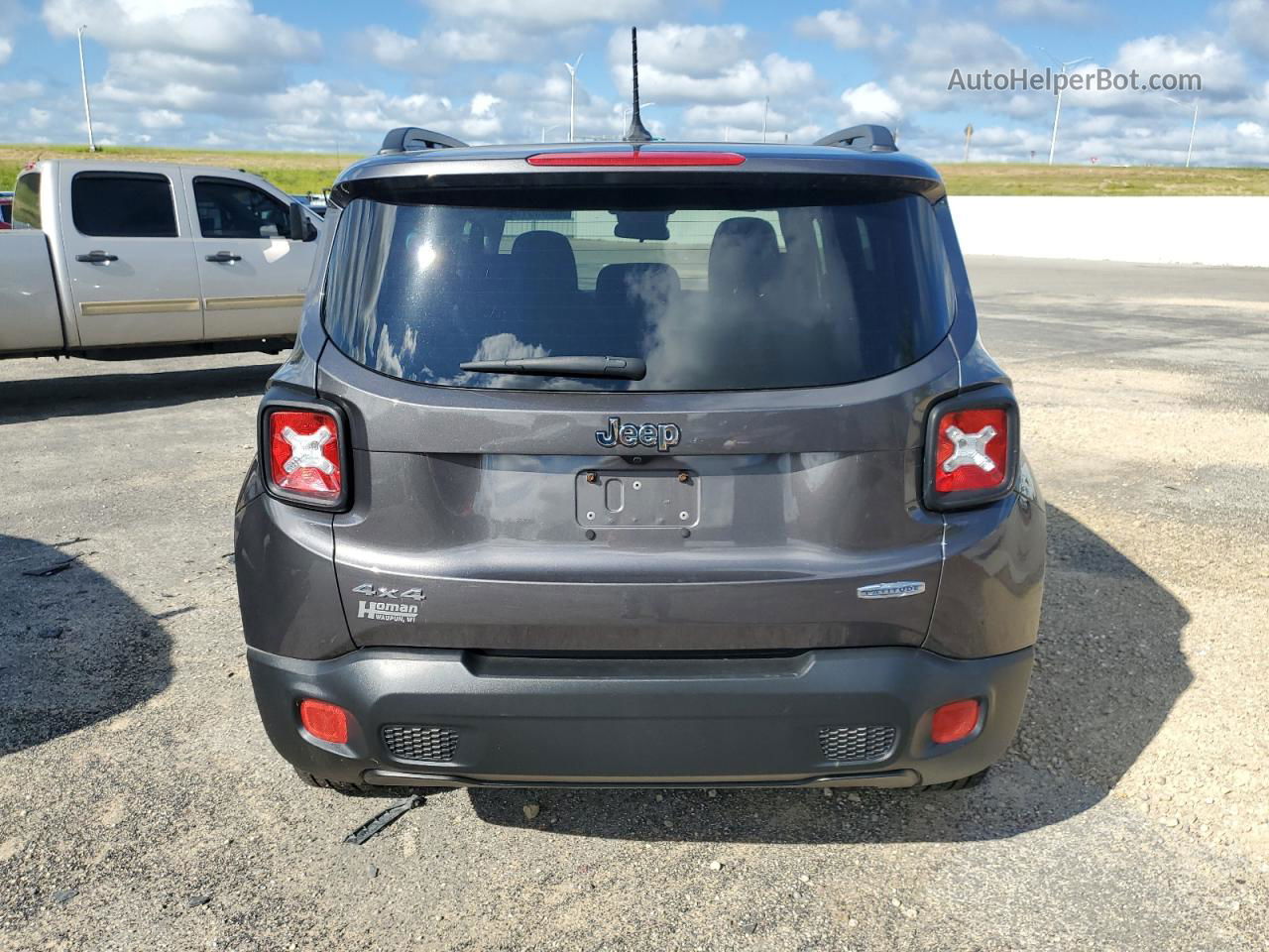 2017 Jeep Renegade Latitude Gray vin: ZACCJBBB5HPF44004