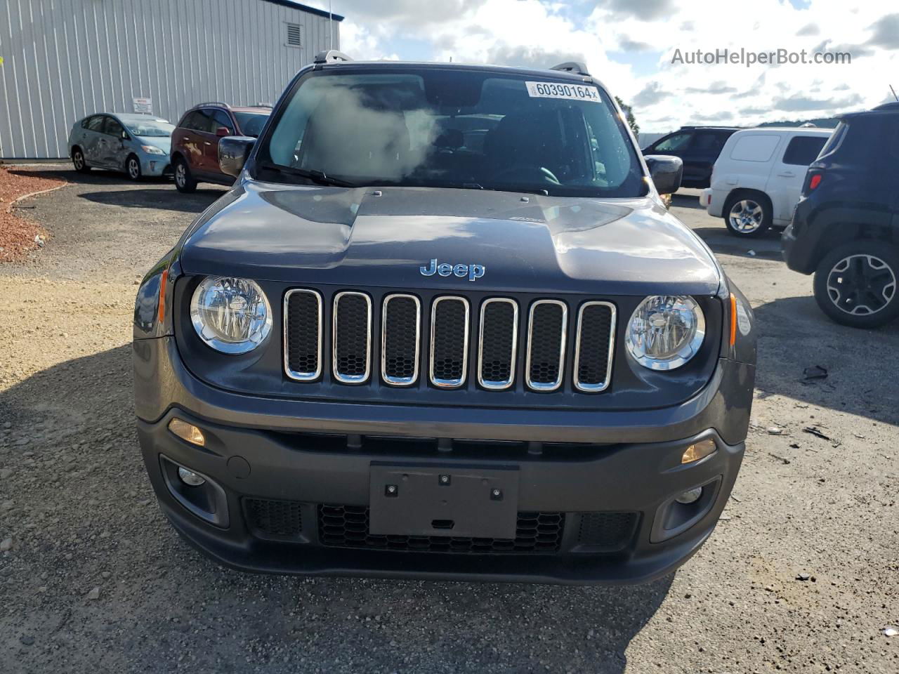 2017 Jeep Renegade Latitude Серый vin: ZACCJBBB5HPF44004